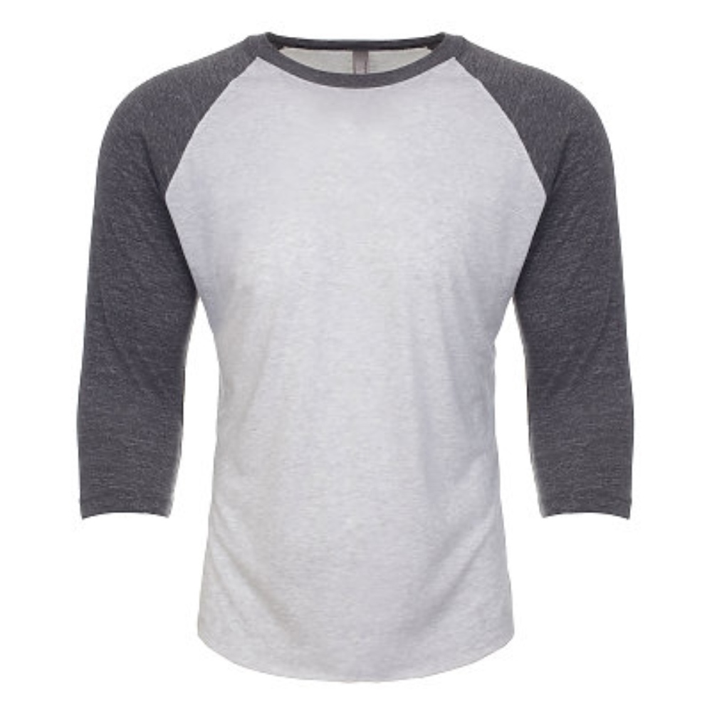 Lot of Next Level Unisex Tri-Blend 3/4 Raglan Tees